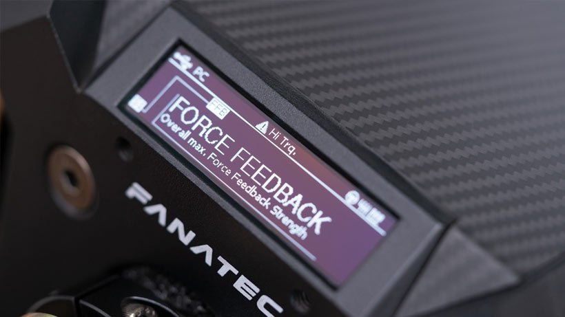 Fanatec Podium DD2 Screen