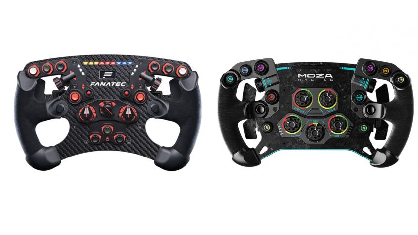 Moza GS Steering Wheel vs Fanatec Formula V2.5