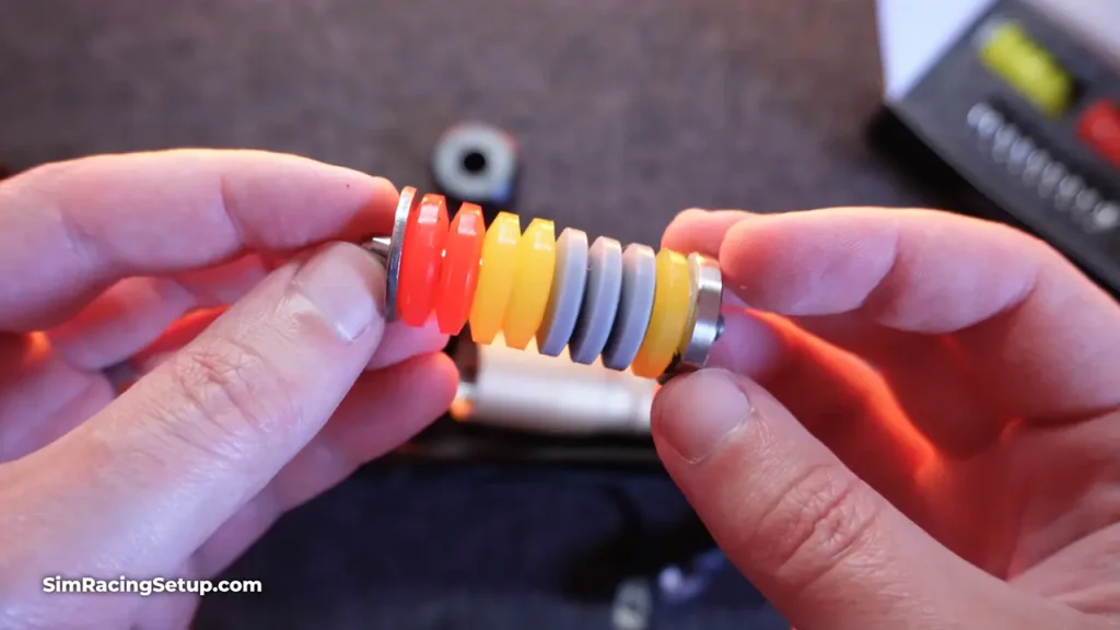 Adjusting MOZA Pedals internal brake elastomers