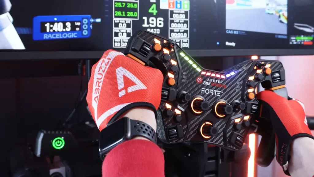 Asetek Forte Formula Wheel Gameplay and reviews
