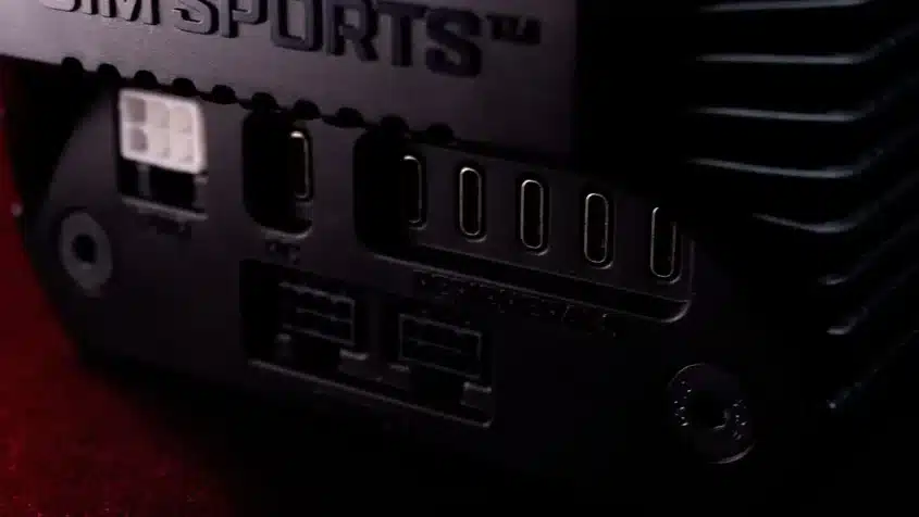 Asetek Forte Wheel base Connection ports