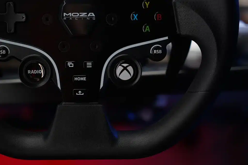MOZA Xbox steering wheel buttons