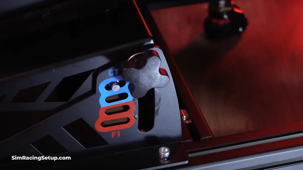 GT Omega Seat Adjustments