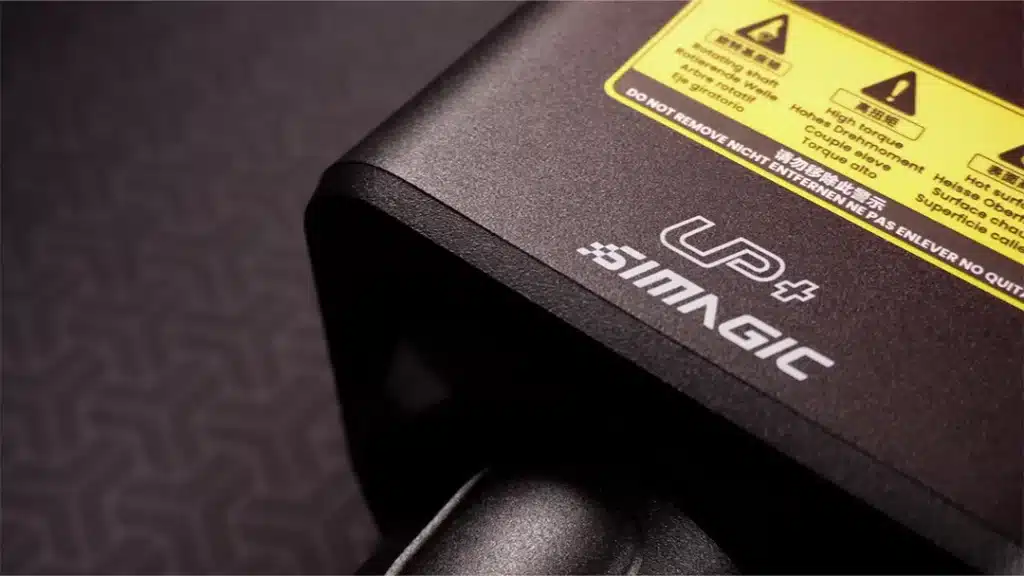 SIMAGIC Alpha Up+ branding