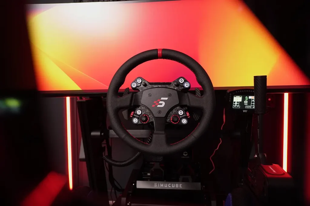 SIMAGIC NeoX Hub mounted to rig